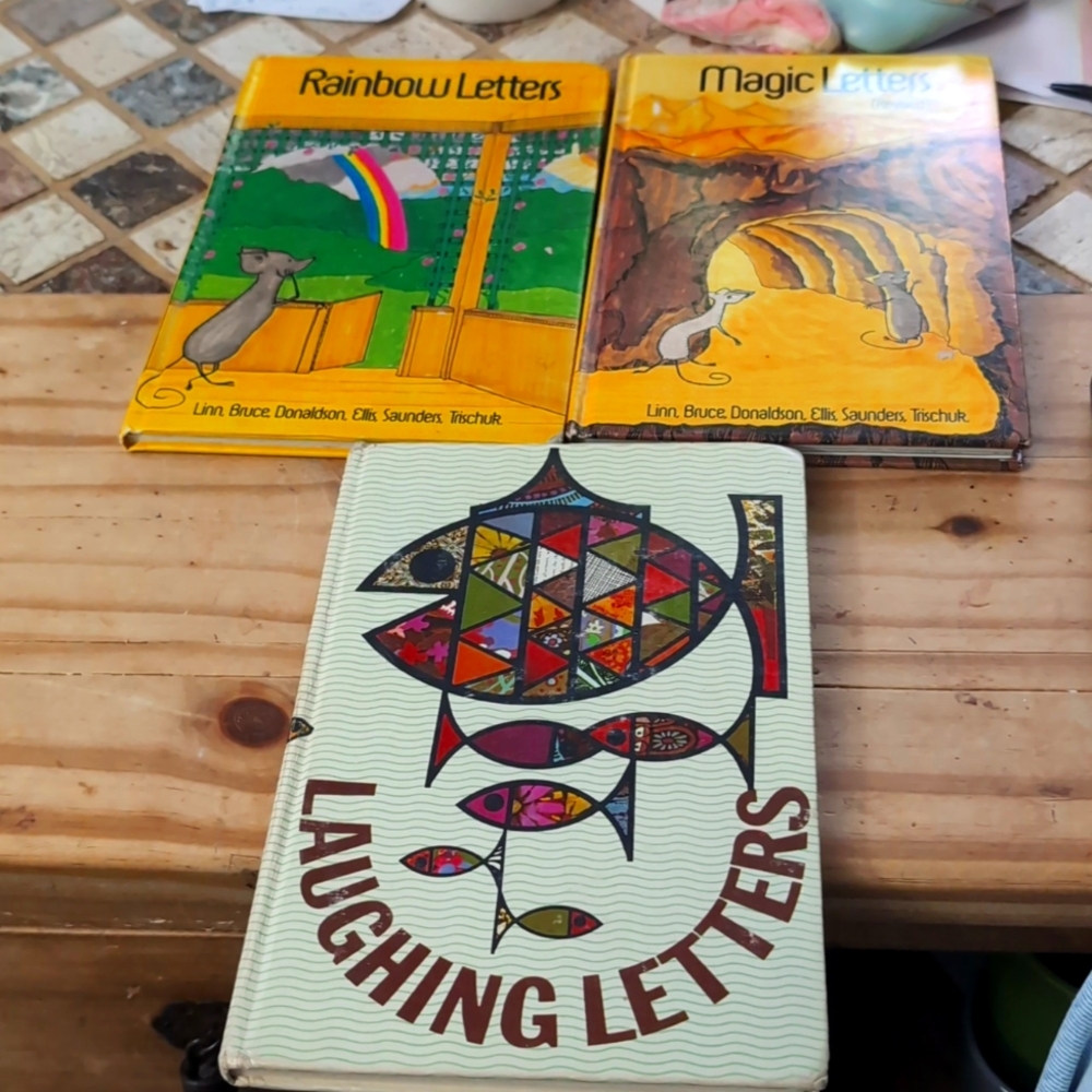 3 Vintage school readers